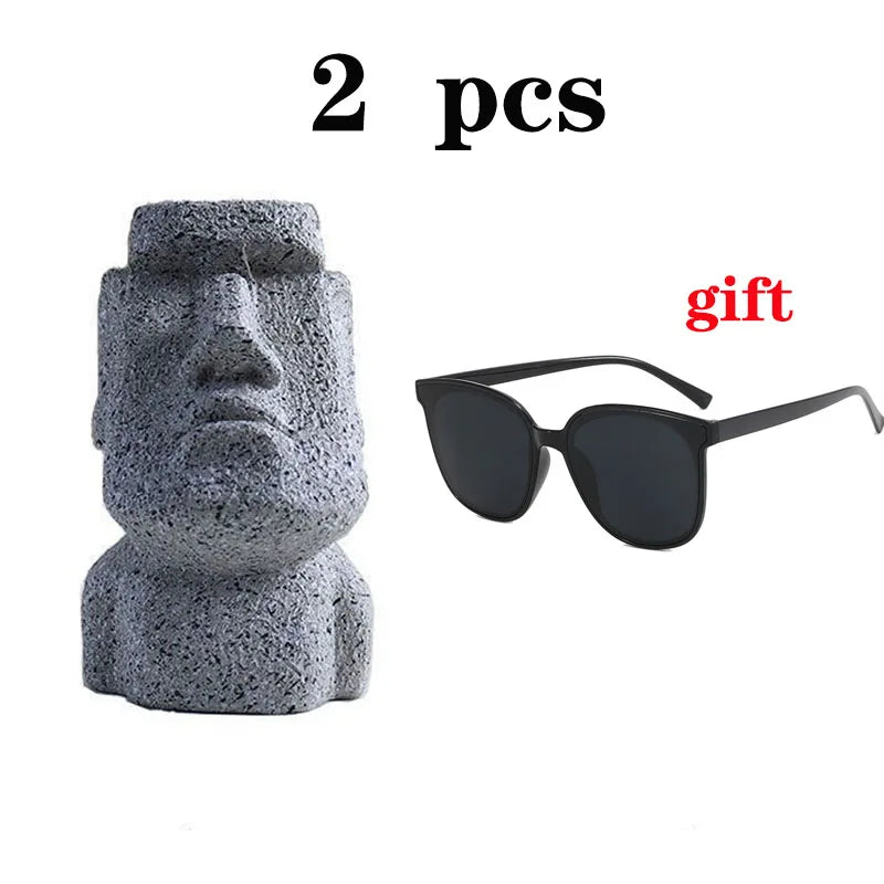 Lisslune | Stone Face Eyeglass Holder Stand