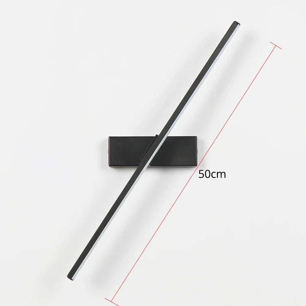 Lisslune | Modern rotating bedroom bedside wall lamp - Adjustable LED wall lamp socket