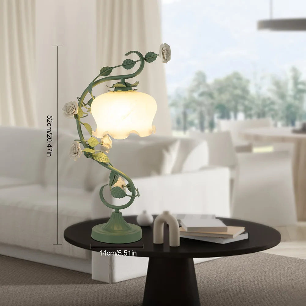 Lisslune | Artistic Nature-Themed Flower Desk Lamp