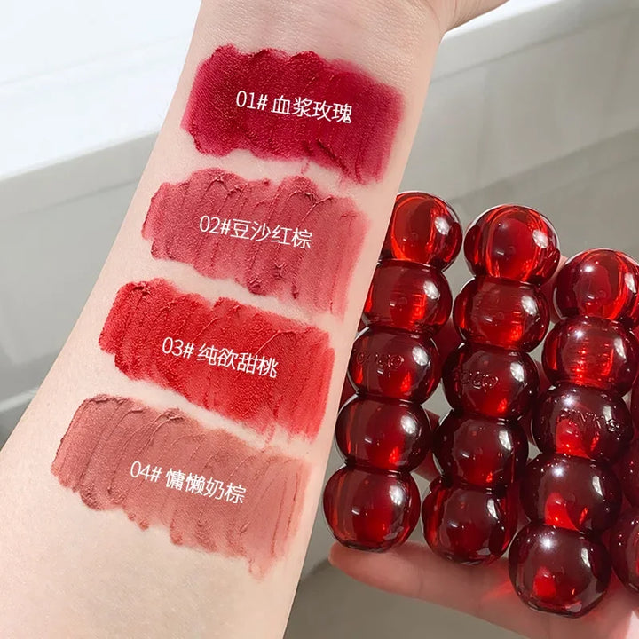 Rynx | Mirror Lipstick Lip Glass Mist Rose Long-lasting moisturizing Nude Lipsticks Lipgloss Non-sticky Sexy Lip Makeup Cosmetics