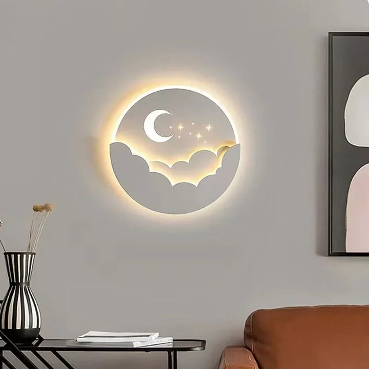Lisslune | LED wall light with moon and stars