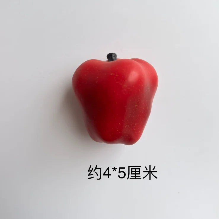 Rynx | Creative 3D Fruit Magnets Orange Refrigerator Magnet Apples Refrigerator Persimmon Stickers Living Room Door Decor