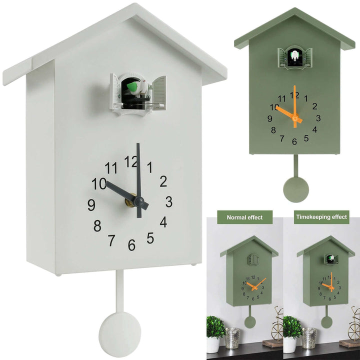Lisslune | Contemporary Cuckoo Quartz Wall Clock