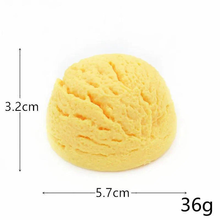 Lisslune | Life-like resin ice cream cone model - Realistic artificial dessert decoration for photography and home decor