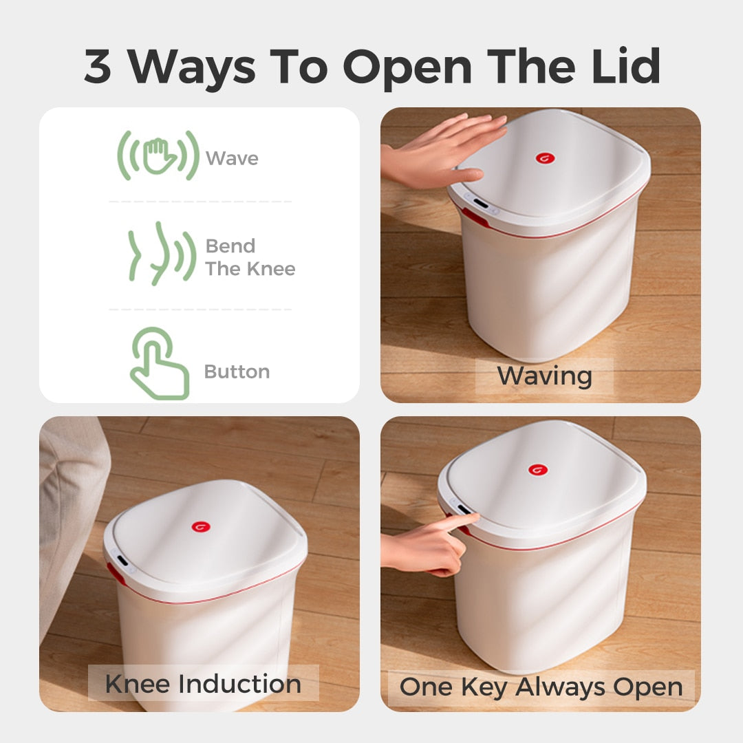 Lisslune | Smart Automatic Bagging Smart Sensor Trash Can