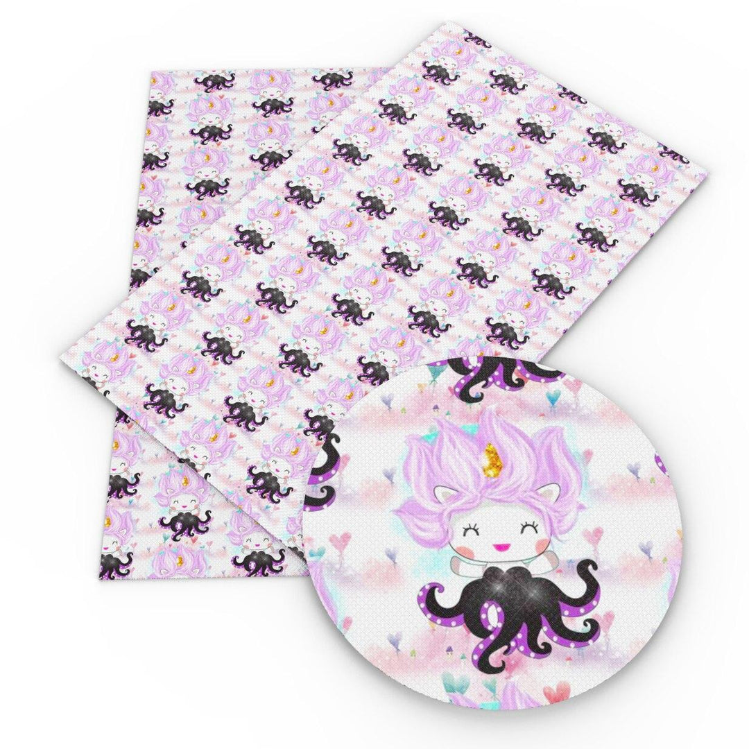 Lisslune | Playful Halloween Witch Synthetic Leather Craft Sheets Set - Creative Art Supplies