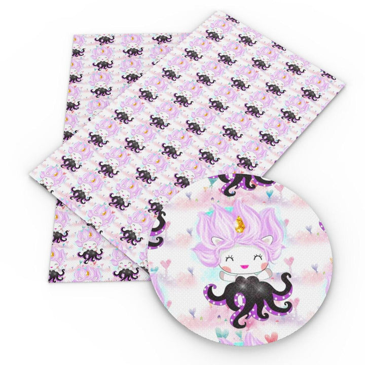 Lisslune | Playful Halloween Witch Synthetic Leather Craft Sheets Set - Creative Art Supplies