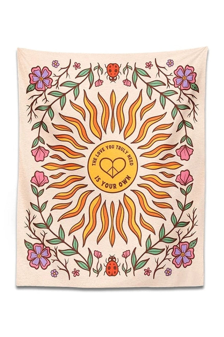 Lisslune | Flower pattern wall tapestry