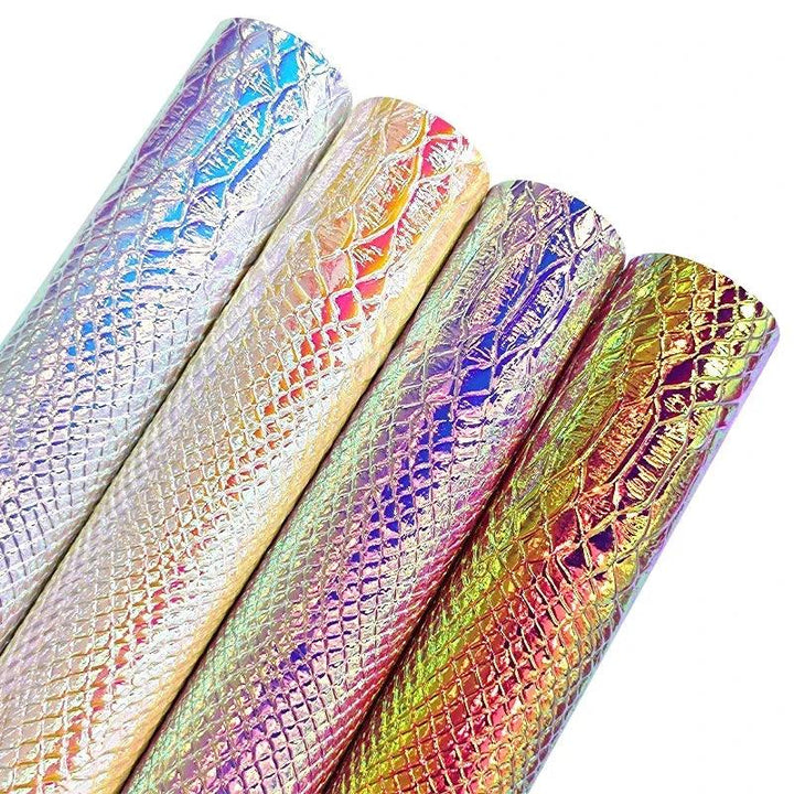 Lisslune | Neon Iridescent Snake Leather Craft Roll - Your ultimate DIY game changer