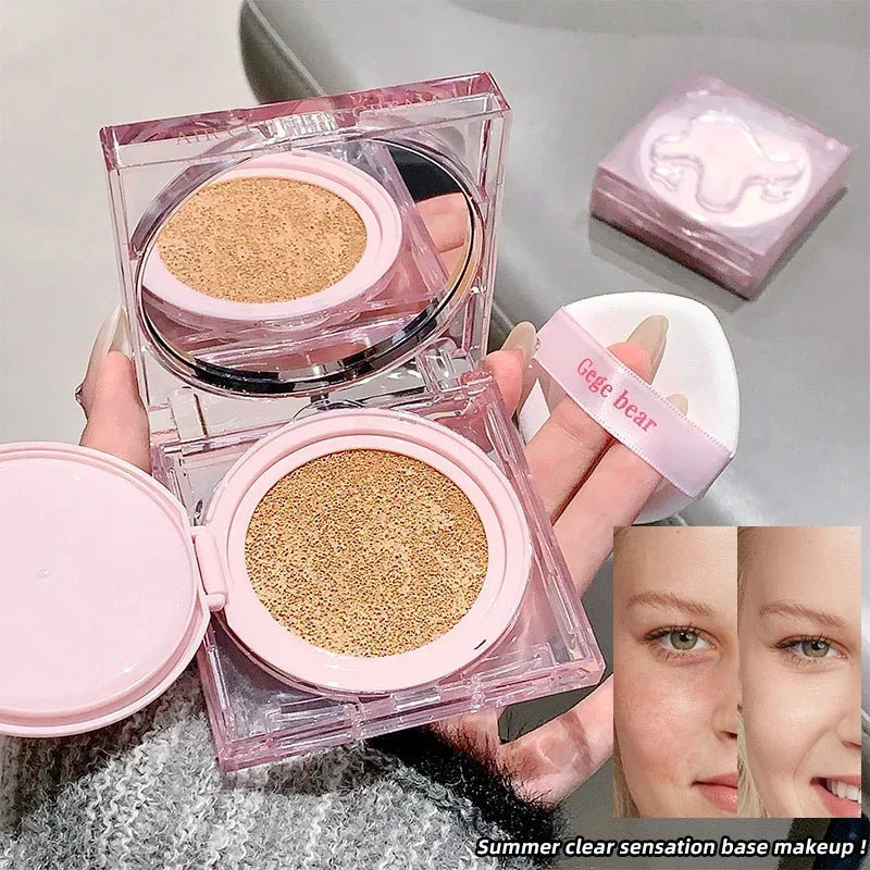 Rynx | Concealer Face Foundation Full Coverage Air Cushion BB Cream Skin Tone Brightening Against Bear Light Natural Liquid Foundation Makeup