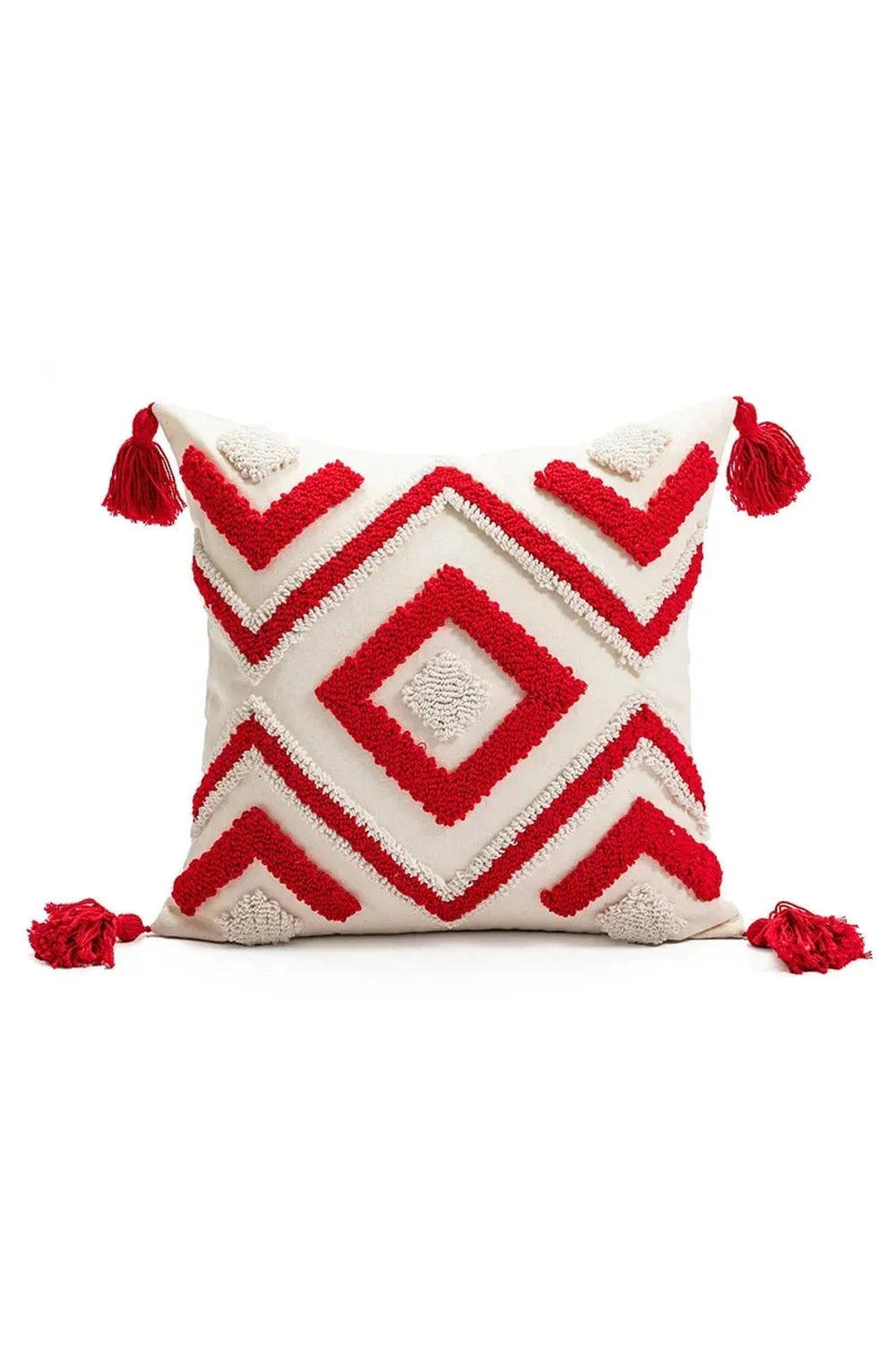 Lisslune | red Christmas pillow cover