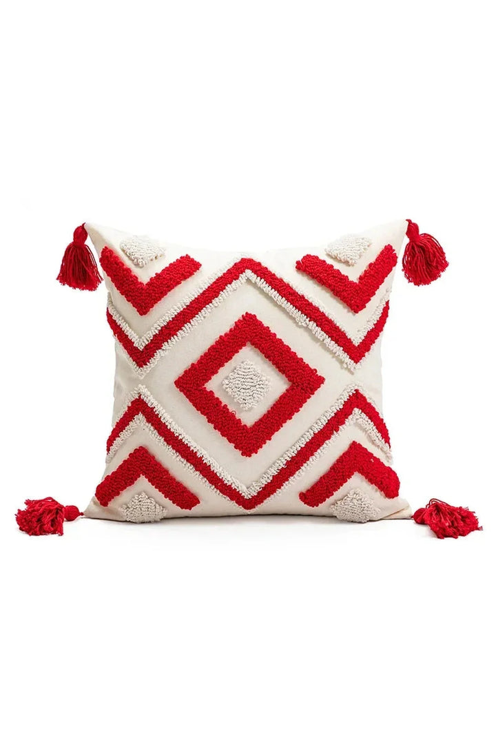 Lisslune | red Christmas pillow cover