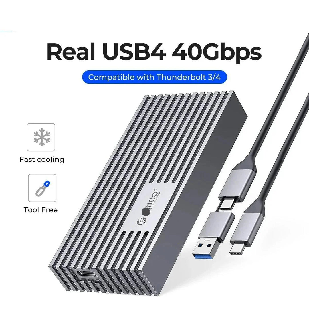 Lisslune | Next-Gen USB4 NVMe M.2 SSD Case - Unleash lightning-fast data transfers