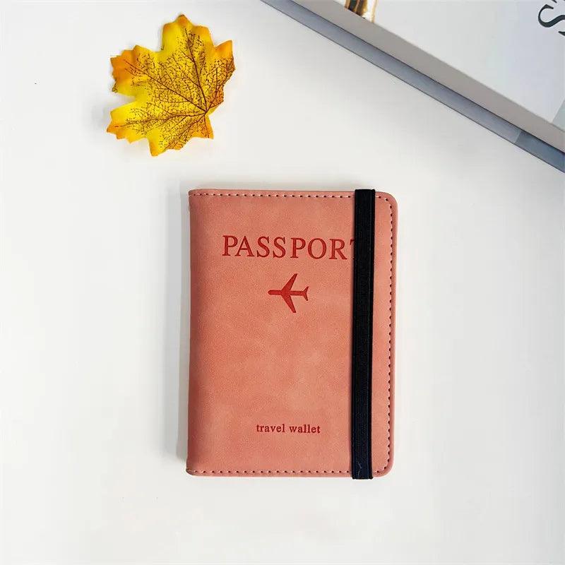 Lisslune | Stylish Genuine Leather RFID Passport Holder for Trendy Travelers