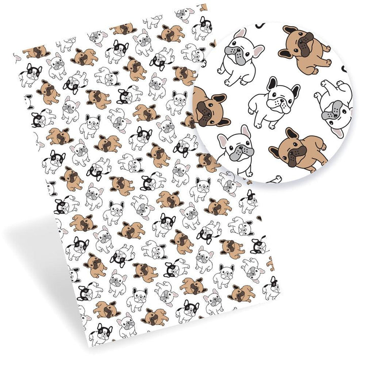 Lisslune | Puppy Pals Synthetic Leather Craft Set with adorable dog prints