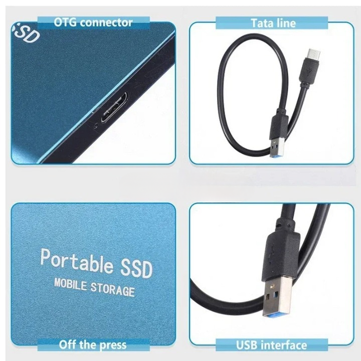 Lisslune | SpeedPro SSD 2TB High Speed Storage with USB-C 3.1
