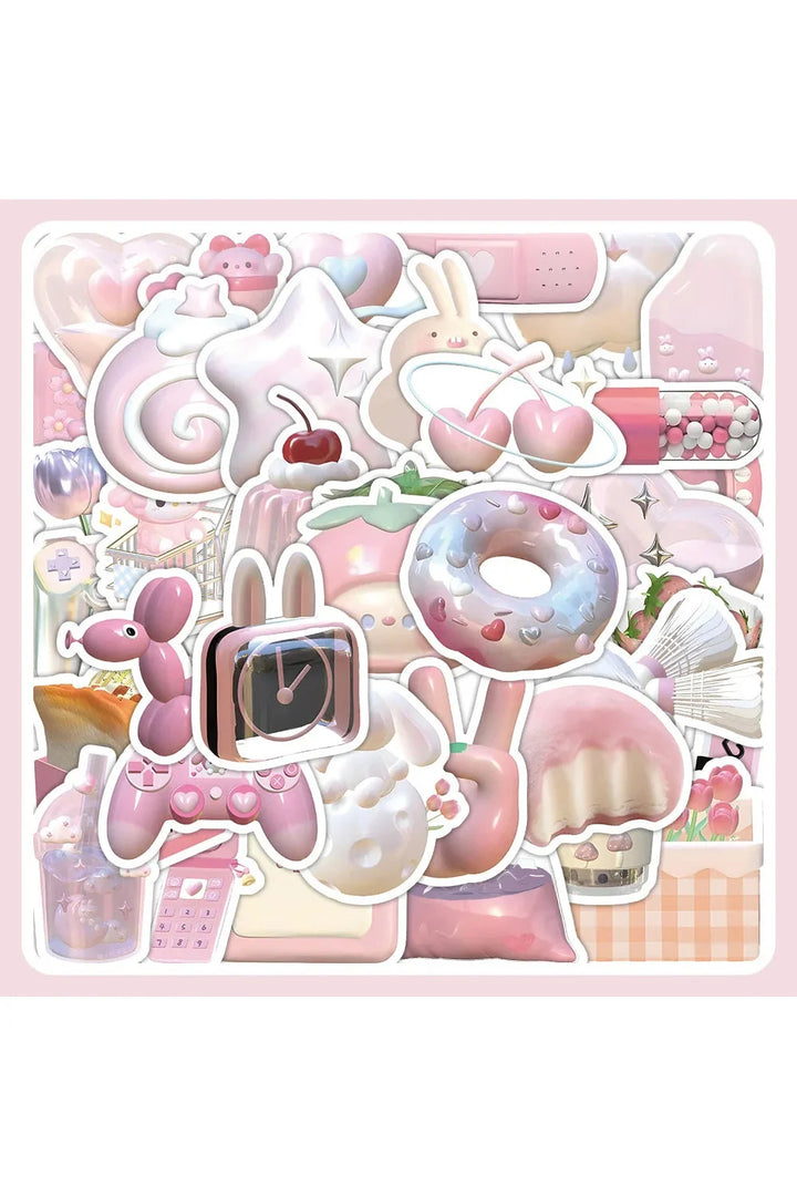 Lisslune | Pink Dream 3D Sticker