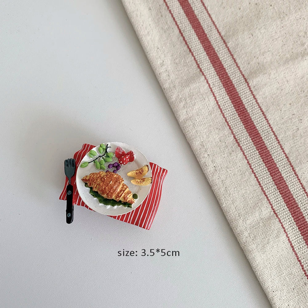 Rynx | Korean in the breakfast refrigerator sticker magnet food Nordic magnetic decoration iron-absorbing stone coffee machine