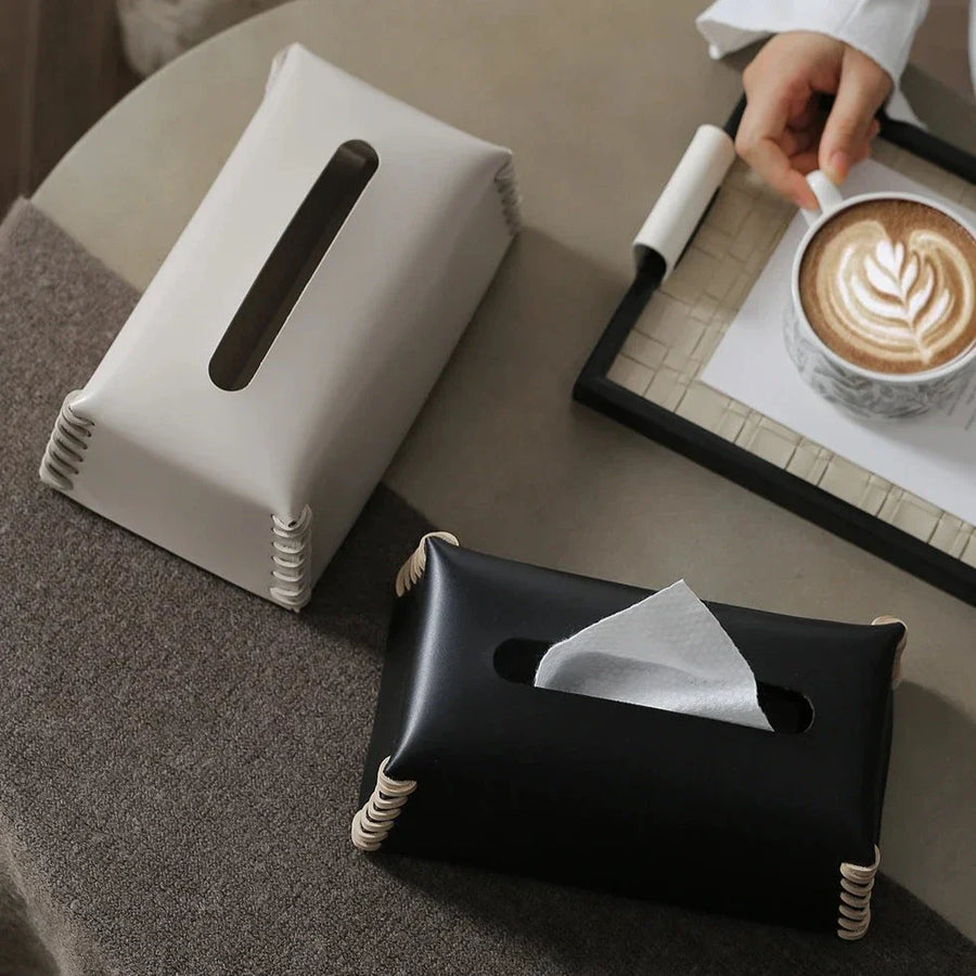 Lisslune | NeutralTones - Modern Tissue Box Cover