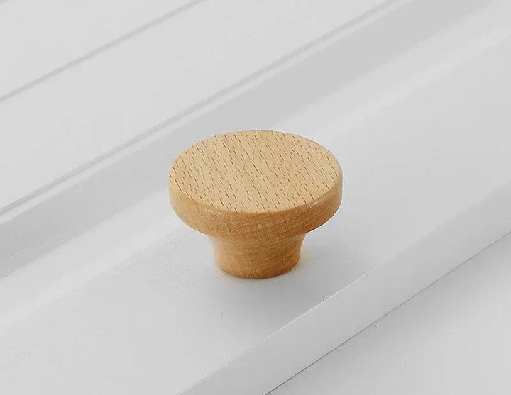 Lisslune | Chic Wooden Cabinet Knobs - Distinctive Walnut & Beech Drawer Handles for Elegant Home Interiors