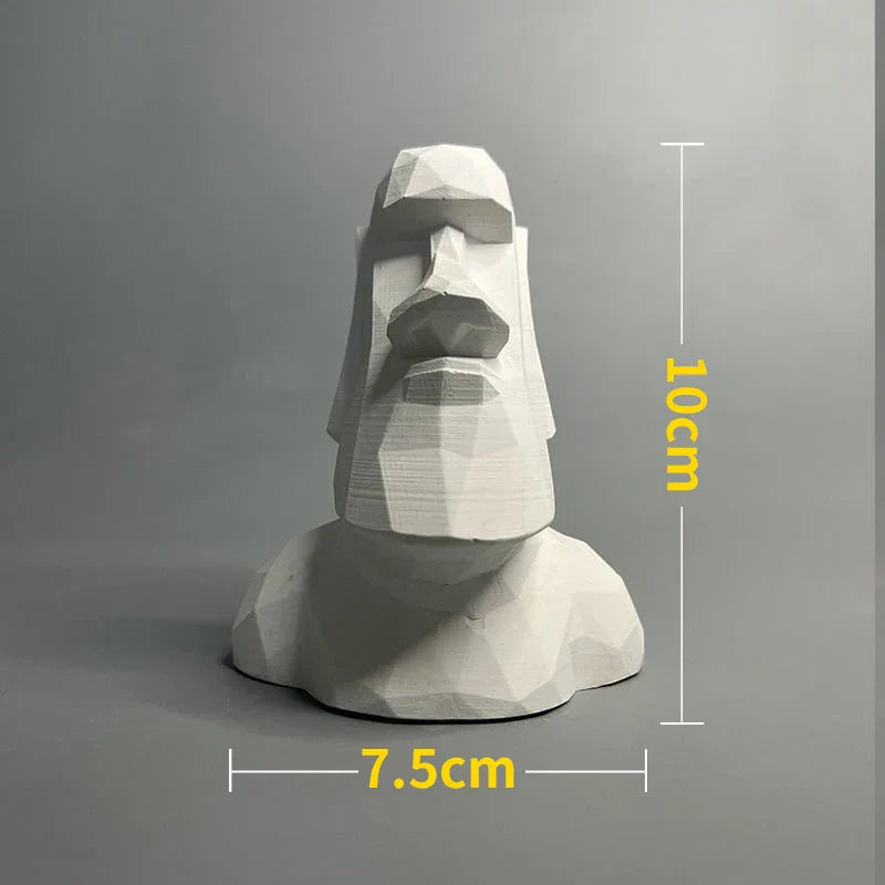 Lisslune | Nordic INS Style Character Plaster Statue DIY Painted Sketch Photography Props Table Decorations Home Art Plaster Decoration