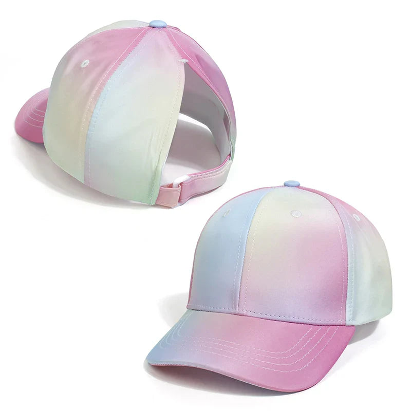 Lisslune | Kids Baseball Cap with Hole for Ponytail