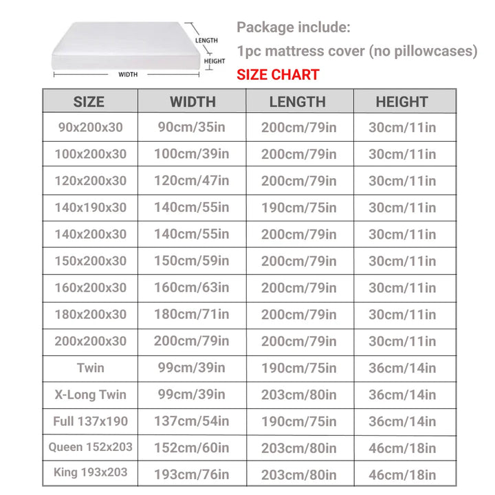 Lisslune | Breathable Waterproof Ultimate Mattress Protector