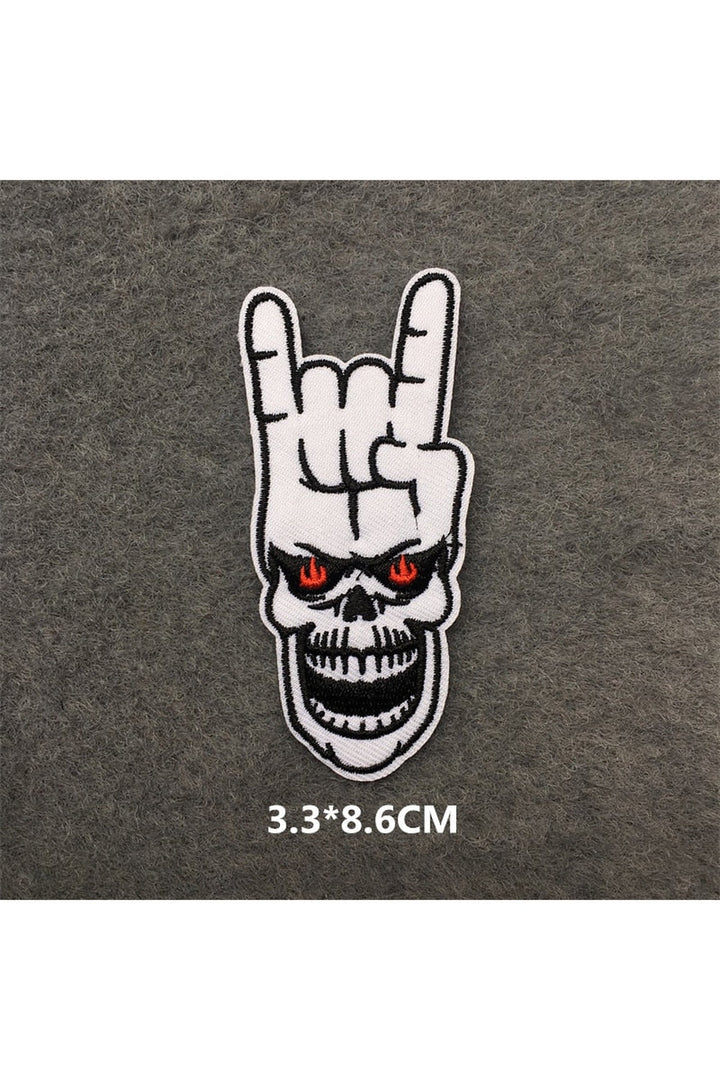 Lisslune | Punk embroidered patch set