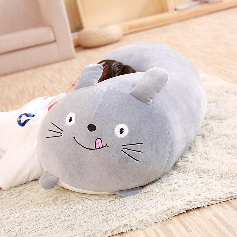 Lisslune | Cuddly Cartoon Animal Companion Pillow - Plush Cuddly Friends