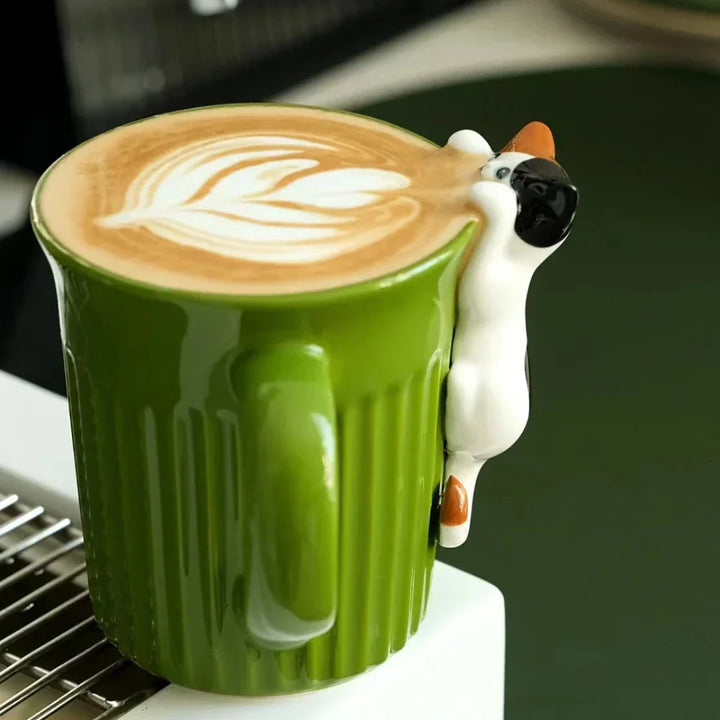 Lisslune | Climbing Cat Coffee Mug