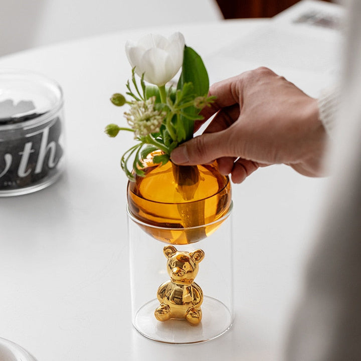 Lisslune | SphereGlow - Unique minimalistic glass vase