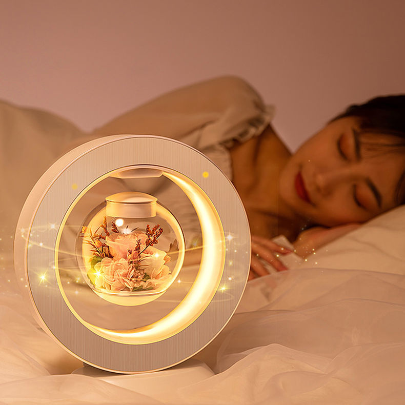 Lisslune | Magnetic Love Forever Levitating Flower Lamp