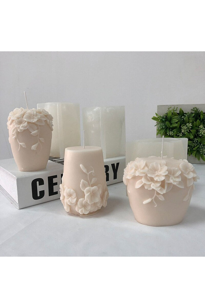 Lisslune | Rattan Flower Candle Shape