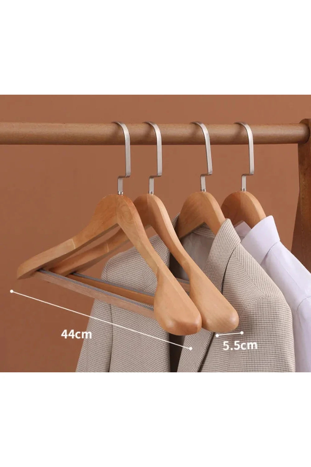 Lisslune | Walnut Suit Hanger