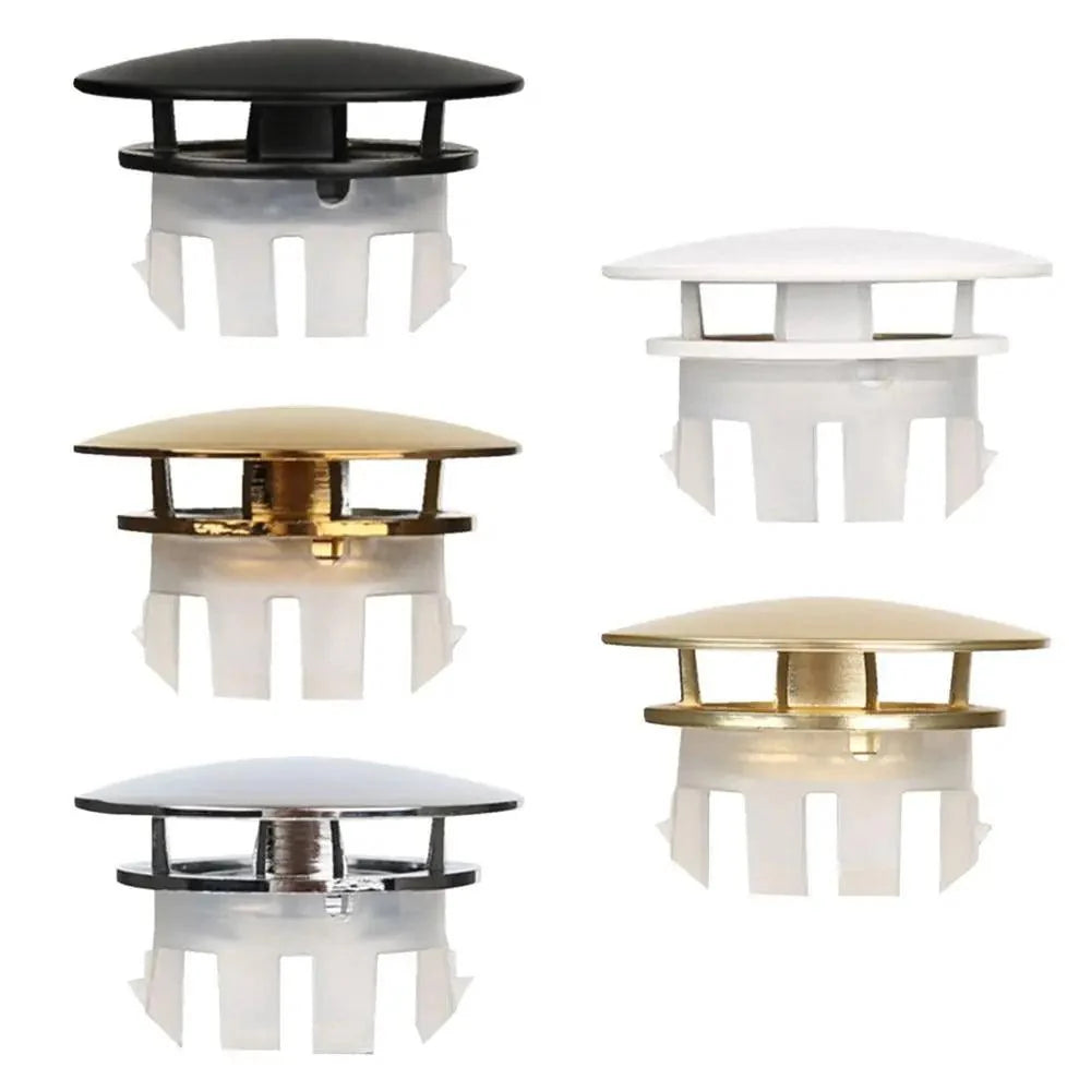 Lisslune | Chic Copper Sink Overflow Cover Plate - Durable Anti-Corrosion Solution