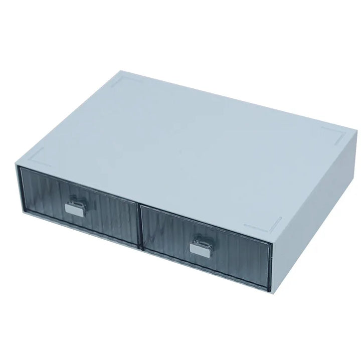 Rynx | Acrylic Pen Holder Storage Box Desktop Stationery Pen Box Office Transparent Large Capacity Drawer Makeup Organizer Cosmetics