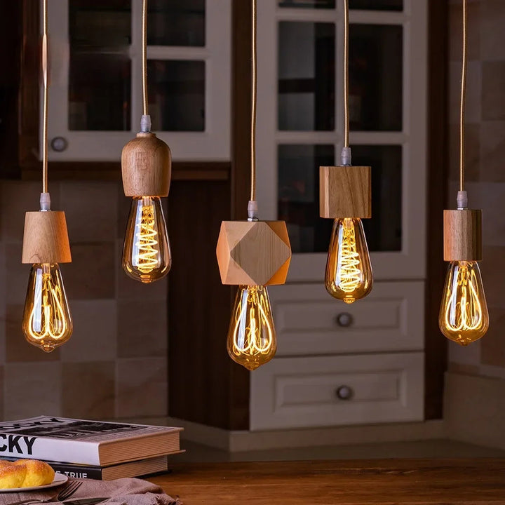 Lisslune | WoodHaven - stylish ceiling light made of wood
