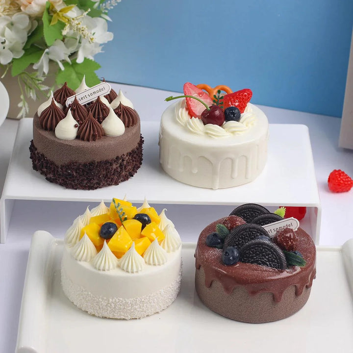 Lisslune | Realistic Artificial Sea Salt Room Cake Model - Ideal for Events, Home Decor, and Restaurant Displays