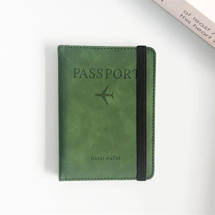 Lisslune | Stylish Genuine Leather RFID Passport Holder for Trendy Travelers