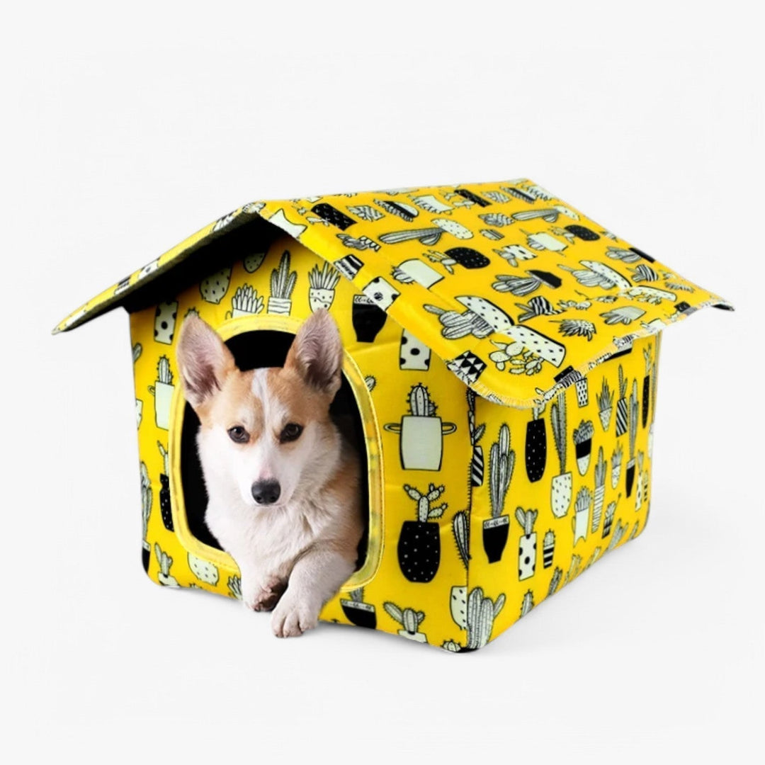 Lisslune | Weather-resistant Animal House "CozyNest" for Cats and Small Dogs