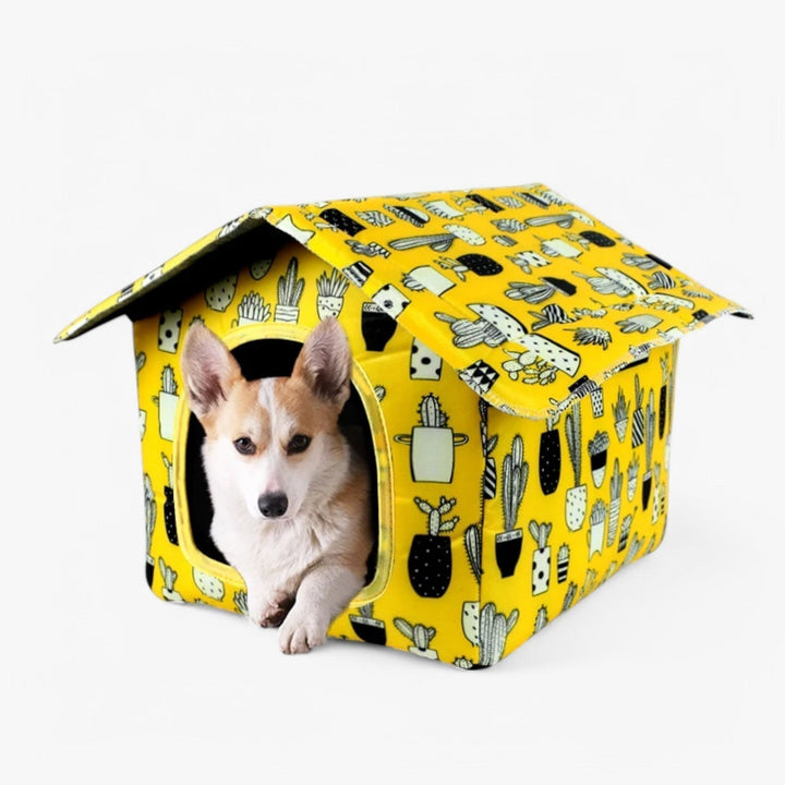 Lisslune | Weather-resistant Animal House "CozyNest" for Cats and Small Dogs