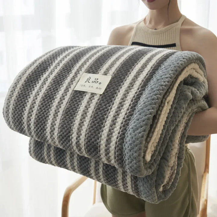 Lisslune | Plaid Knit Blanket