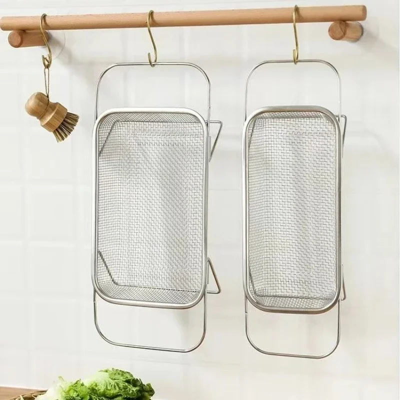 Lisslune | Space-Saving Over-Sink Mesh Strainer Rack