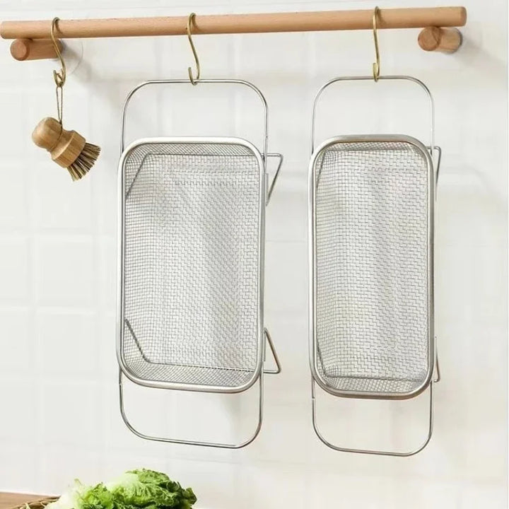 Lisslune | Space-Saving Over-Sink Mesh Strainer Rack