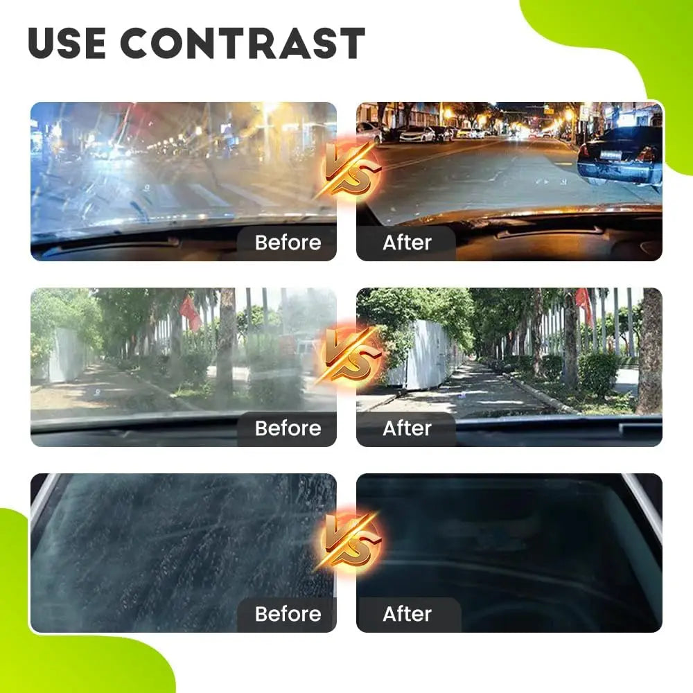 Rynx | Automotive Oil Film Cleaning Brush 150ML Glass Cleaning Board Car Window Glass Oil Film Cleaner Auto Glass Oil Film Cleaner