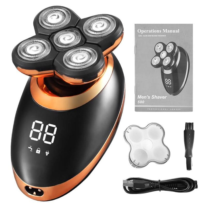 Lisslune | Waterproof Electric Men’s Shaver with 5 Heads