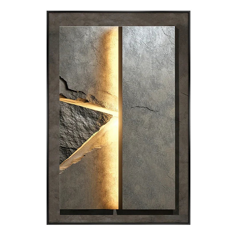 Lisslune | New Rock Texture Led Porcelain Wall Lamp