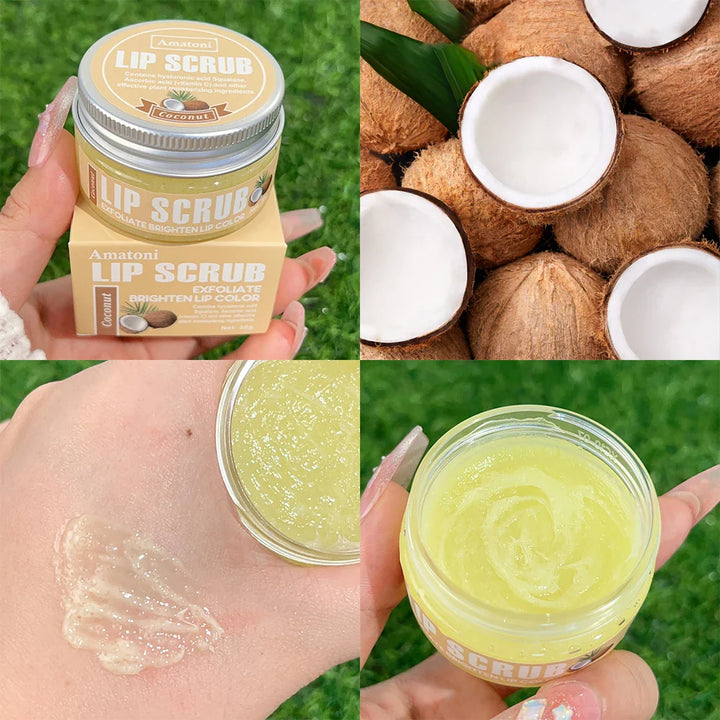 Rynx | Fruit Flavor Peeling Lip Mask Repair Dead Skin Exfoliate Moisturizing Nourishing Smoothing Repair Lips Fine Lines Lip Care Cream
