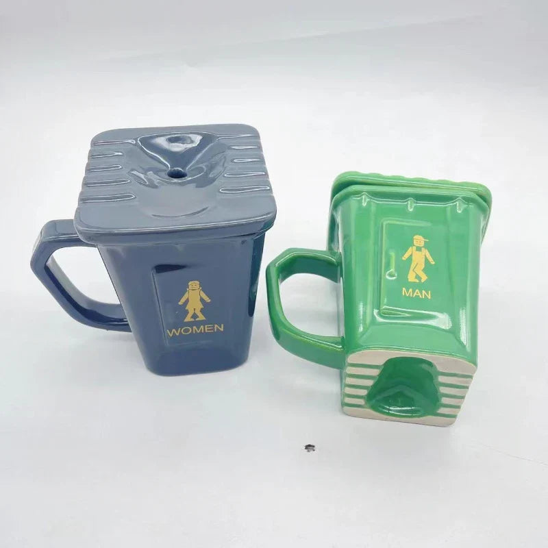 Lisslune | Squatting Toilet Shape Ceramic Mug