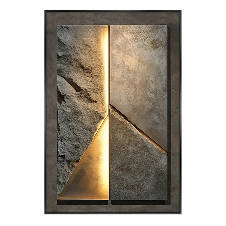 Lisslune | New Rock Texture Led Porcelain Wall Lamp